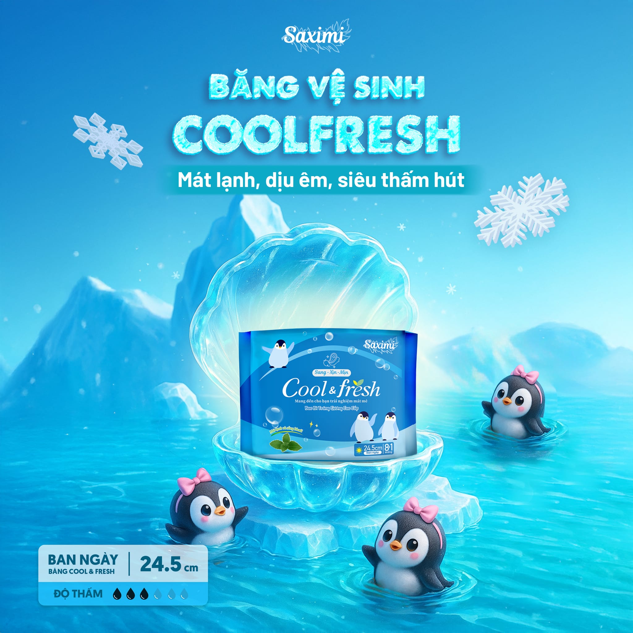 Băng vệ sinh Saximi Cool Fresh