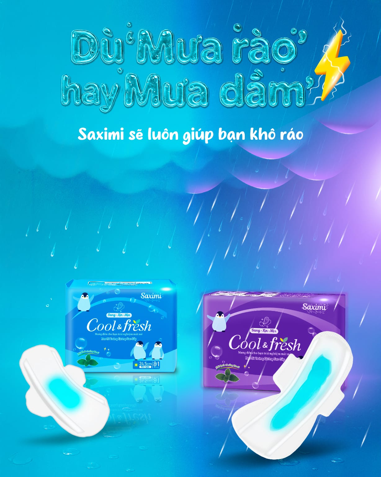 Băng vệ sinh cao cấp Saximi