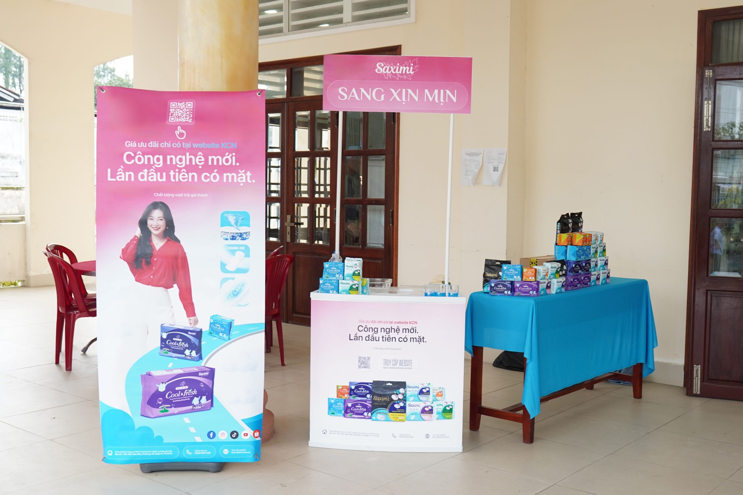 Quầy trưng bày Saximi tại sự kiện