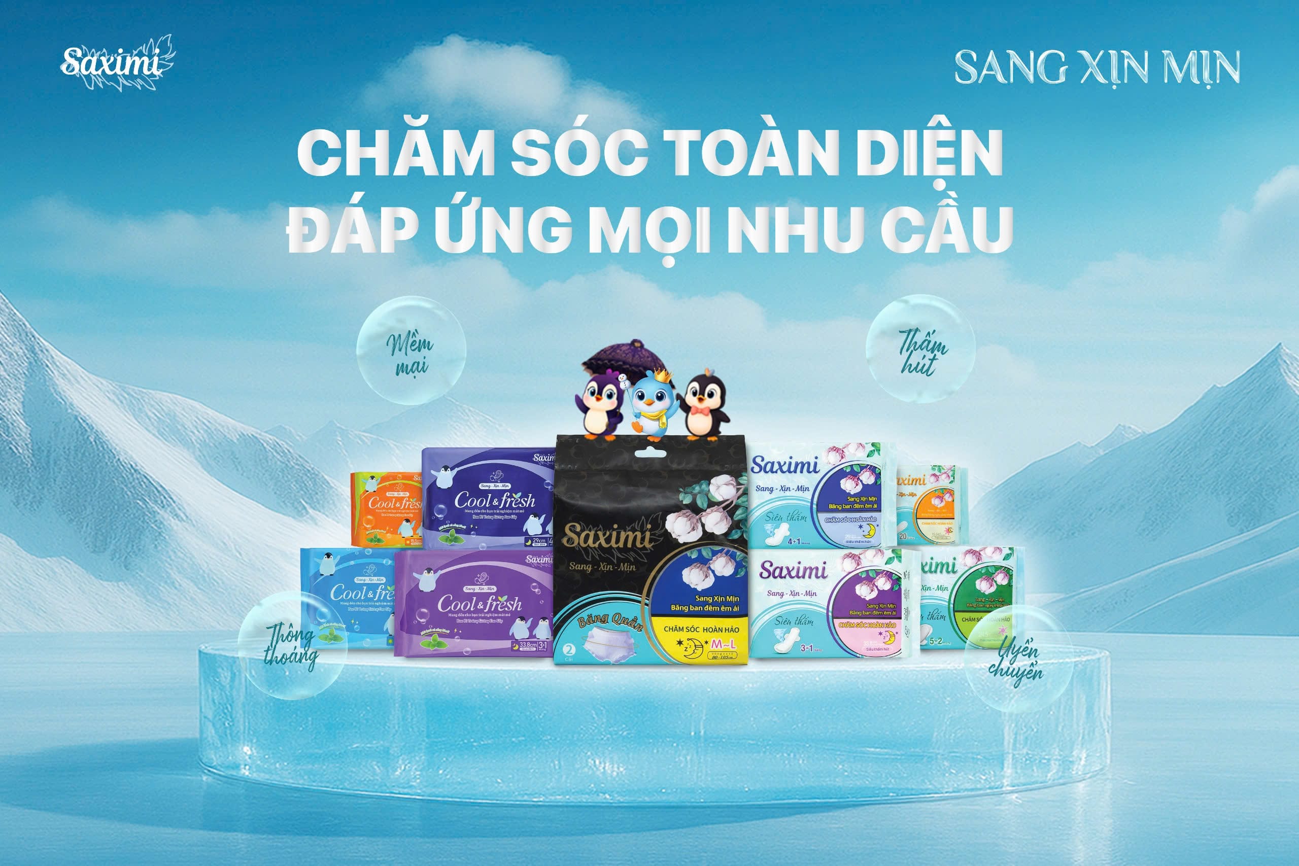 Các dòng sản phẩm của Saximi